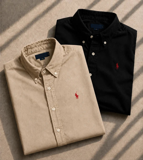 Men RL Polo Linen 4 Cotton Shirts