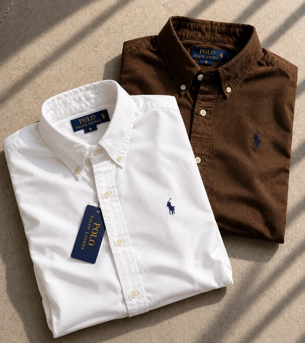 Men RL Polo Linen 4 Cotton Shirts