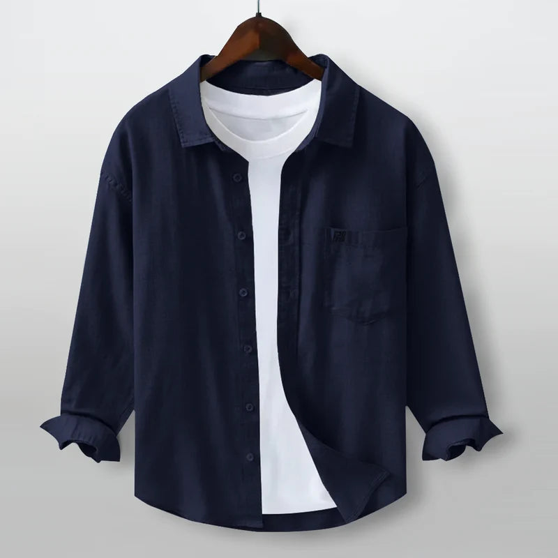 Premium Linen Shirts Combo Pack Set of 4 Lightweight Breathable