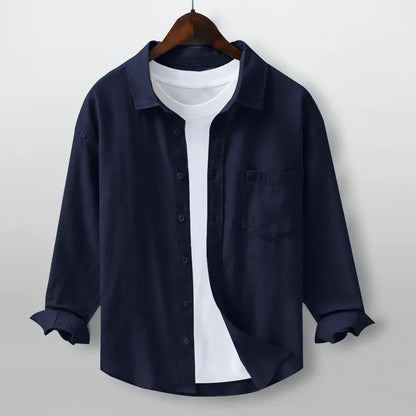 Premium Linen Shirts Combo Pack Set of 4 Lightweight Breathable